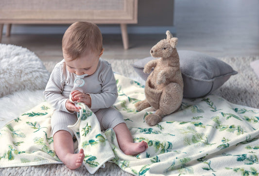 Pacifier Cloth – Gentle Leaves