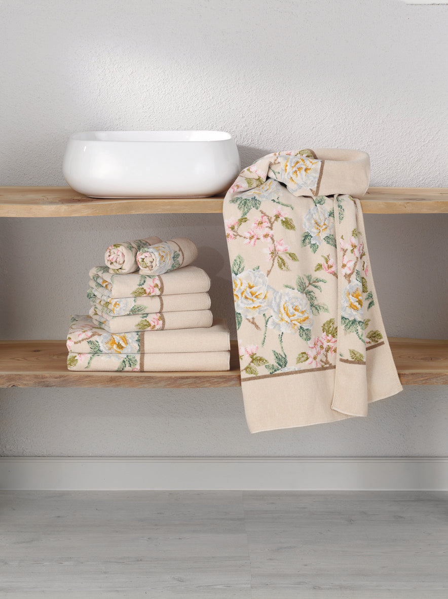 Bath Sheet – Vanilla Rose